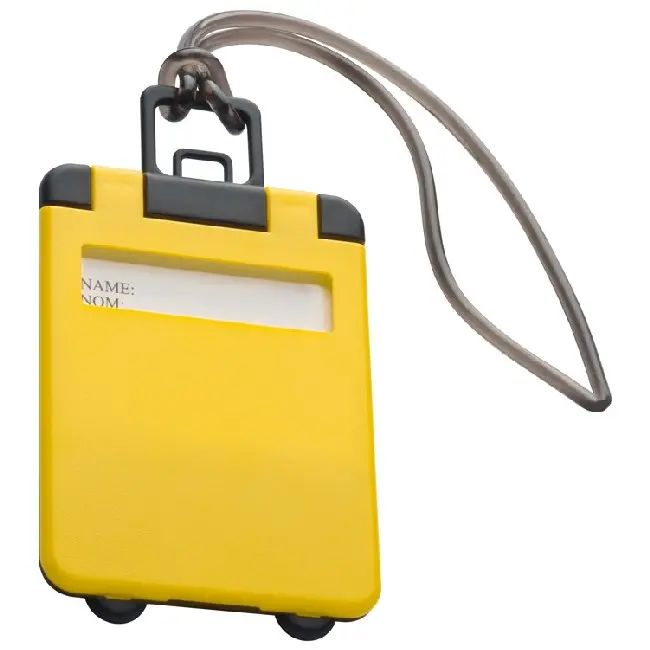 Бирка для багажа Серый Желтый 4957-04
