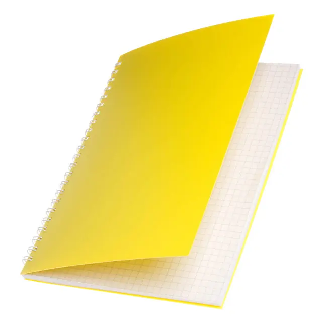 Блокнот А5 з пластиковою обкладинкою жовтий 50 арк Желтый 10104-05