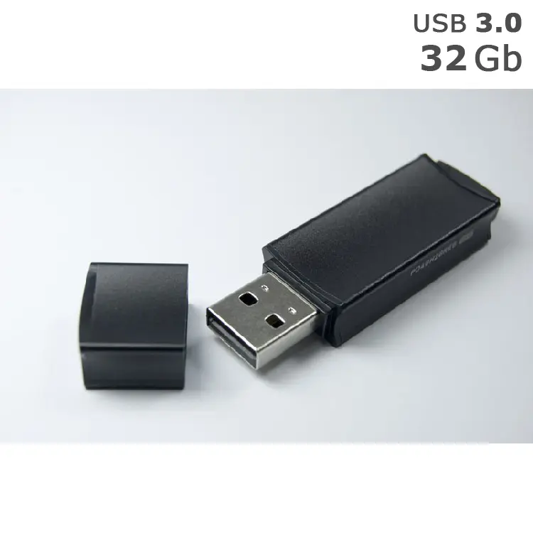 Флешка 'GoodRAM' 'EDGE' под логотип 32 Gb USB 3.0 черная
