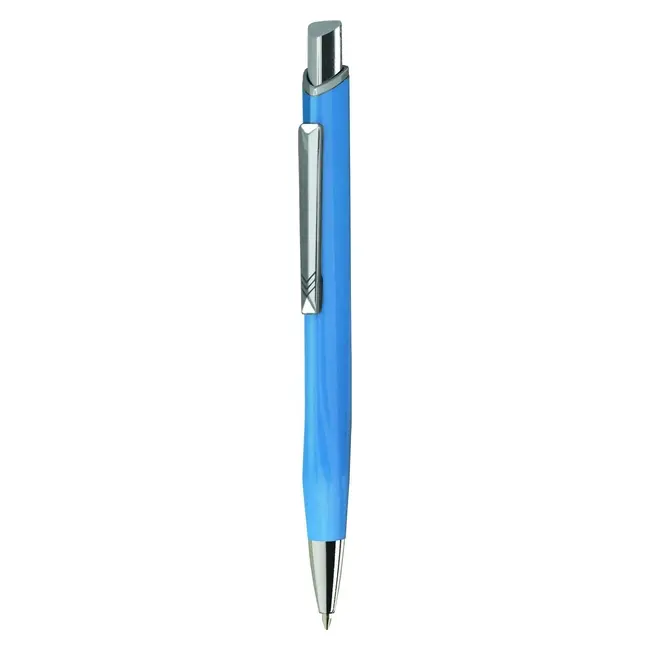 Ручка металева 'VIVA PENS' 'KOBI' Серебристый Голубой 8628-03