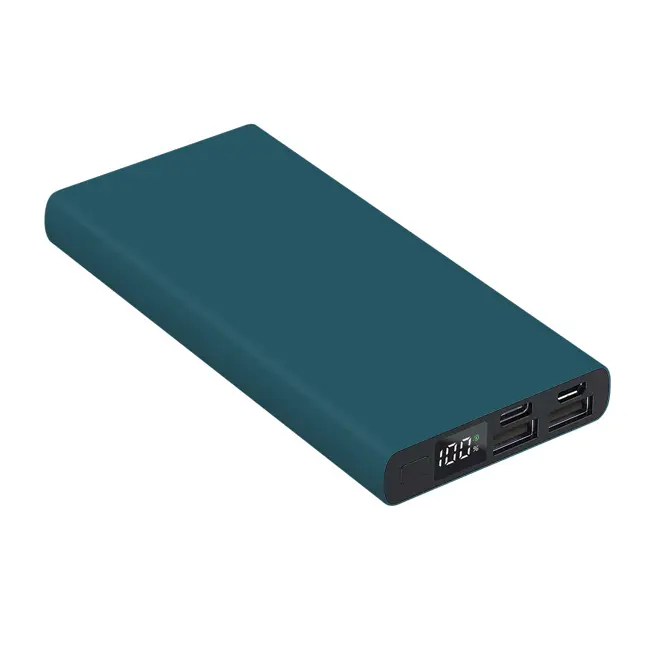 Универсальная мобильная батарея Powerbank 'Model A' matt 10000 mAh Черный Зеленый 5482-113