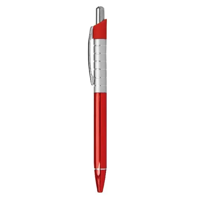 Ручка металлическая Серебристый Красный 4419-04