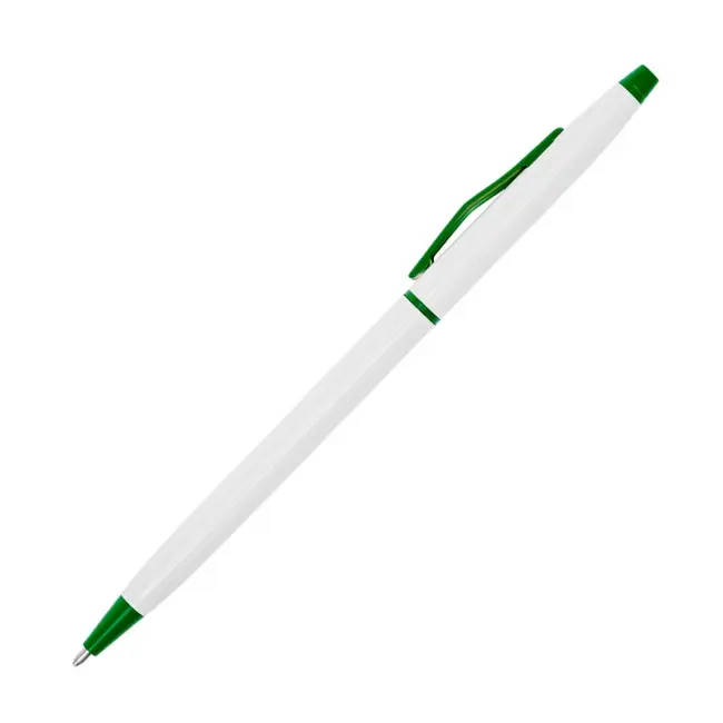 Ручка металева Белый Зеленый 7315-04