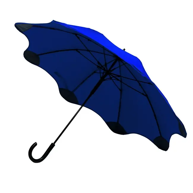 Зонт трость с защитными наконечниками Синий Черный 12145-02