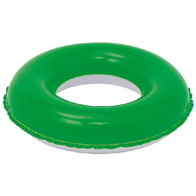 Детский надувной круг двухцветный Зеленый Белый 4751-04