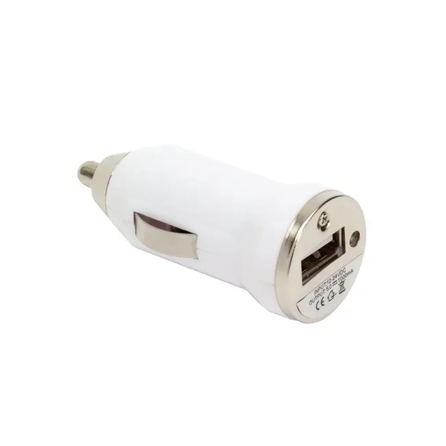 USB адаптер автомобильный Серебристый Белый 2883-01