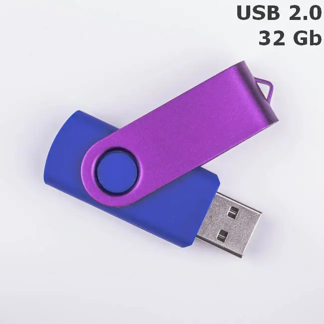 Флешка 'Twister' 32 Gb USB 2.0 Зеленый Фиолетовый 8692-144