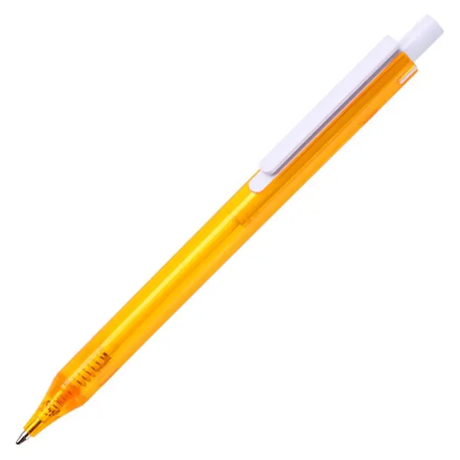 Ручка пластикова New York Оранжевый Белый 6871-03