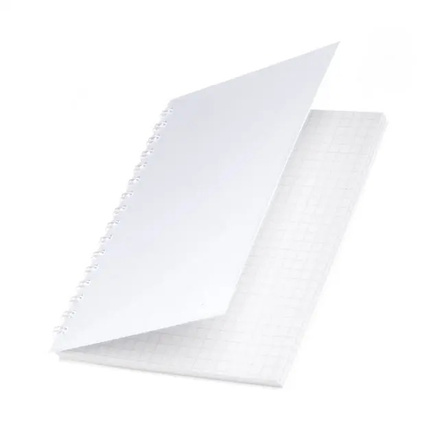Блокнот А6 с пластиковой обложкой белый 50 листов