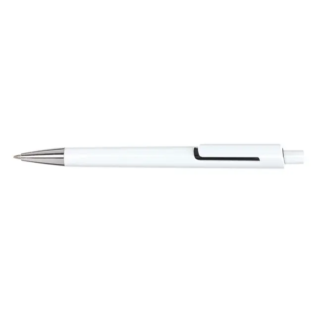 Ручка пластиковая Белый Черный Серебристый 2793-01
