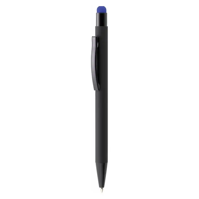 Ручка стилус кулькова металева Черный Синий 12605-01