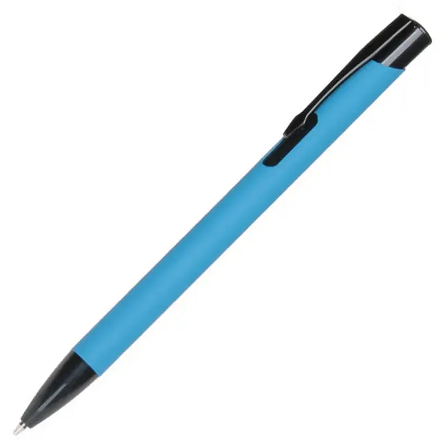 Ручка металлическая Черный Голубой 13047-05