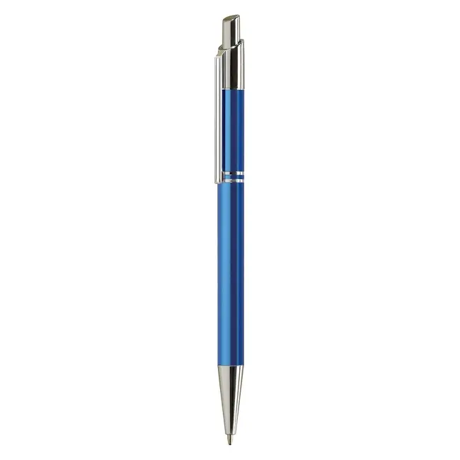 Ручка металева Серебристый Синий 5671-10