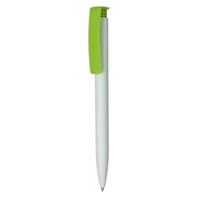 Ручка пластикова Белый Зеленый 13604-08