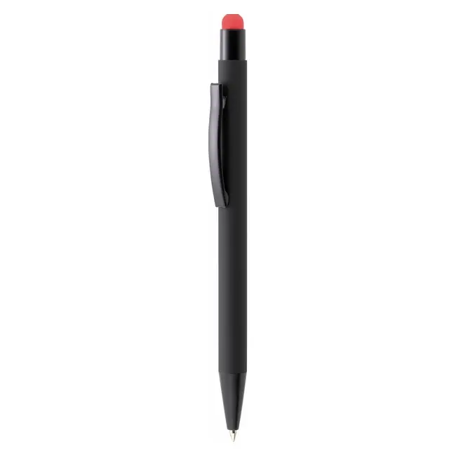 Ручка стилус шариковая металлическая Черный Красный 12605-02