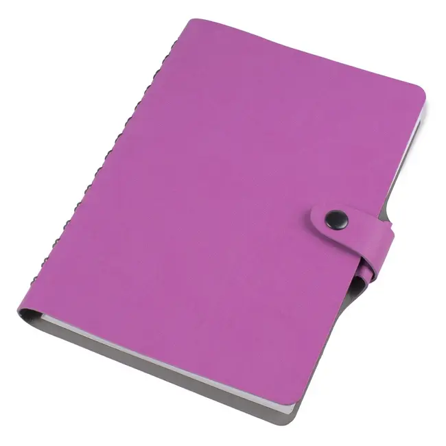 Блокнот А5 'Twiddle' Vivella бузковий - cірий 140 аркушів Фиолетовый Серый 30054-07