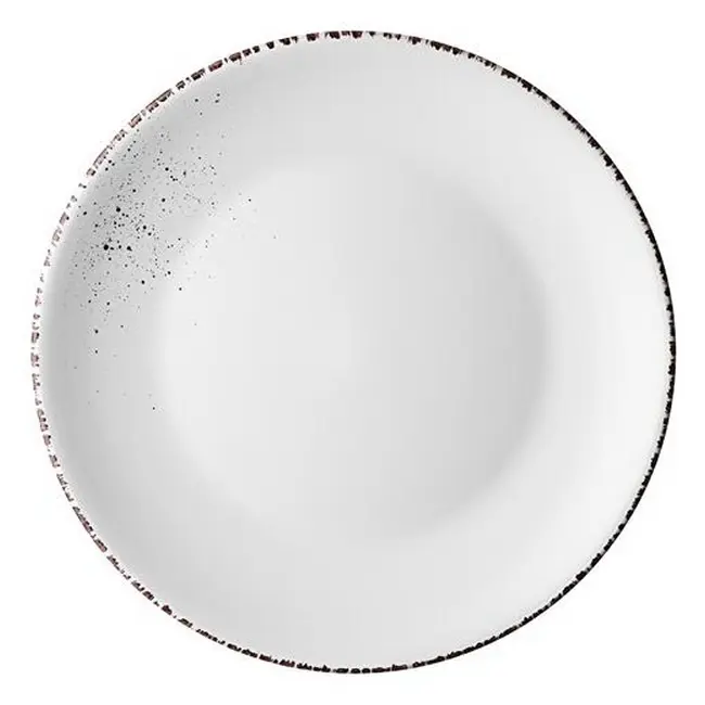Тарілка обідня керамічна Ardesto Lucca 26 см Белый 12994-03