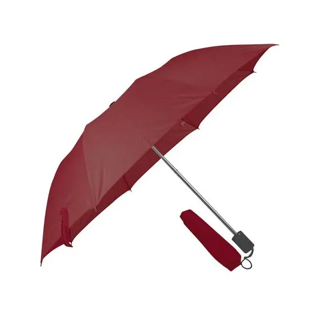 Зонт складной Бордовый 4387-10