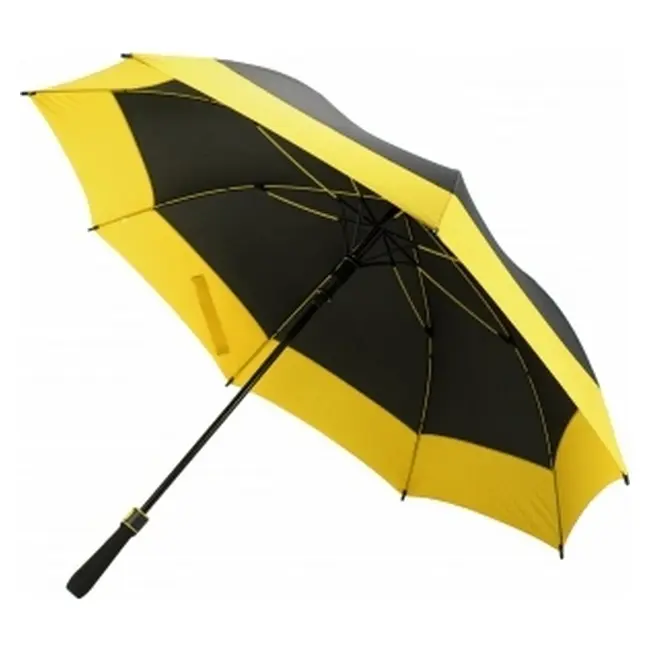 Зонт трость Черный Желтый 12619-04