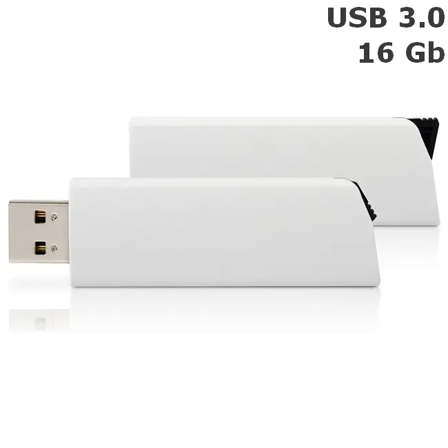 Флешка 'GoodRAM' 'CLICK' 16 Gb USB 3.0 біла Черный Белый 6322-01