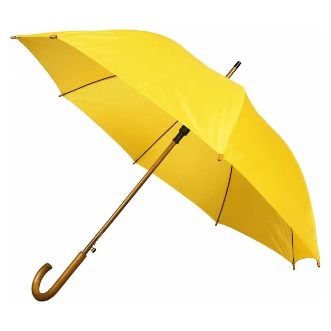 Зонт трость Желтый Древесный 8725-05