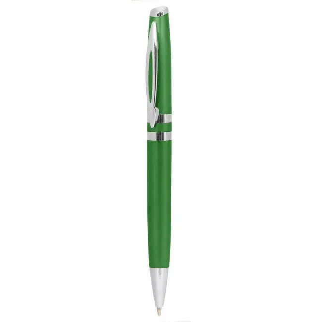 Ручка пластикова матова Зеленый Серебристый 3822-04