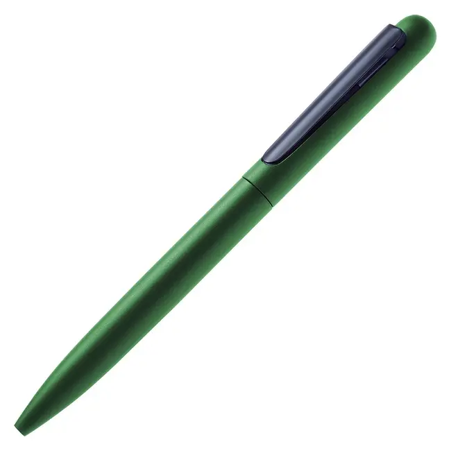 Ручка кулькова металева матова Черный Зеленый 8582-04