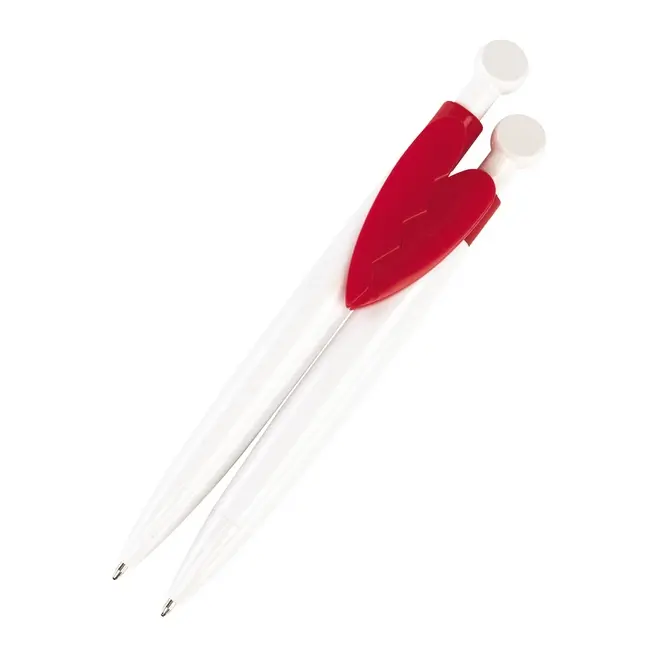 Набір ручок Валентин Белый Красный 2755-01