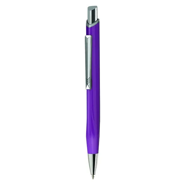 Ручка металева 'VIVA PENS' 'KOBI' Серебристый Фиолетовый 8628-07
