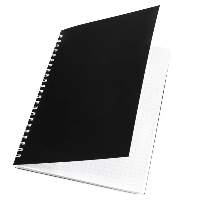 Блокнот А5 с пластиковой обложкой черный 50 листов Черный 10104-07