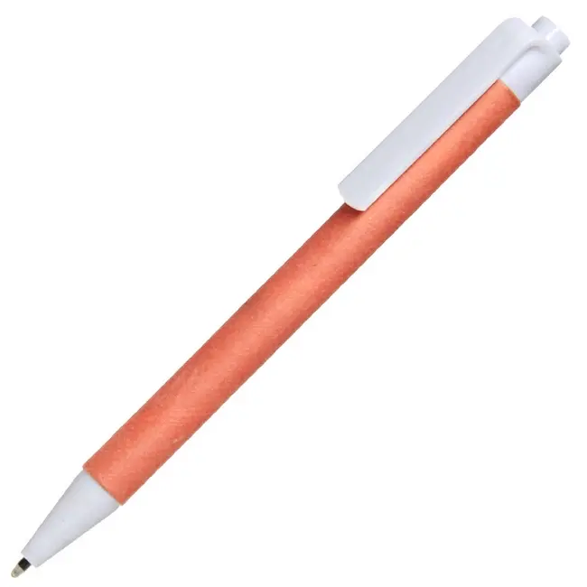 Ручка картонная Белый Оранжевый 8275-06