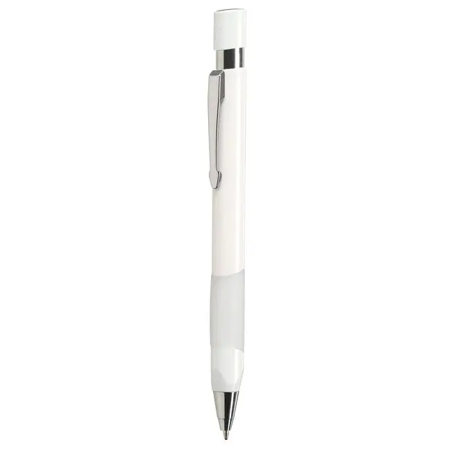 Ручка пластиковая Серебристый Белый 5602-01