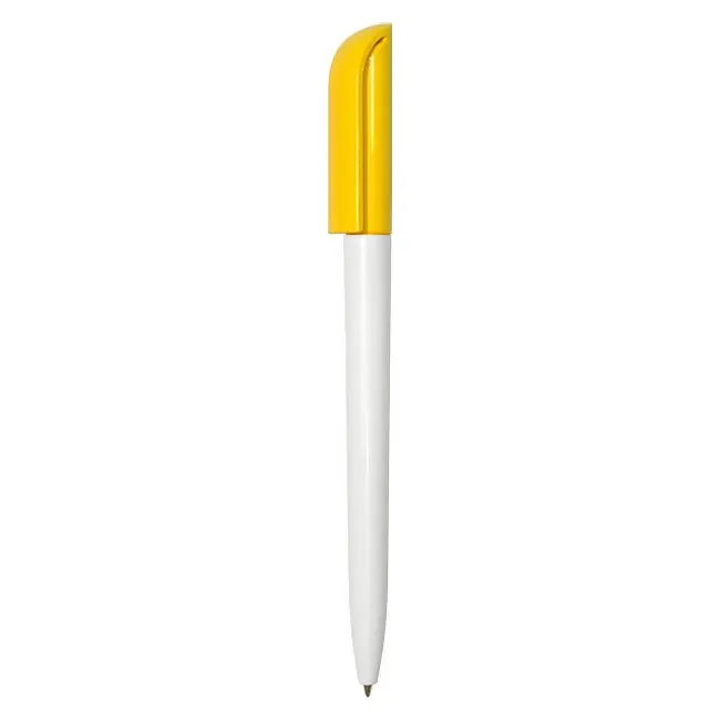 Ручка Uson пластикова Белый Желтый 3921-54