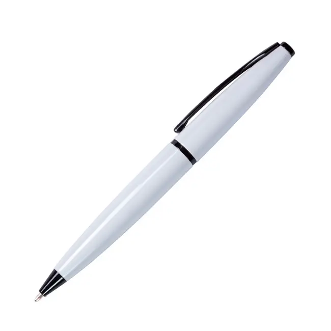Ручка металлическая Белый Черный 7284-06