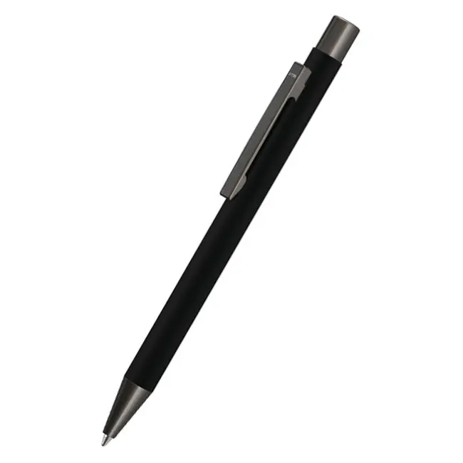 Ручка металлическая Серебристый Черный 12413-09