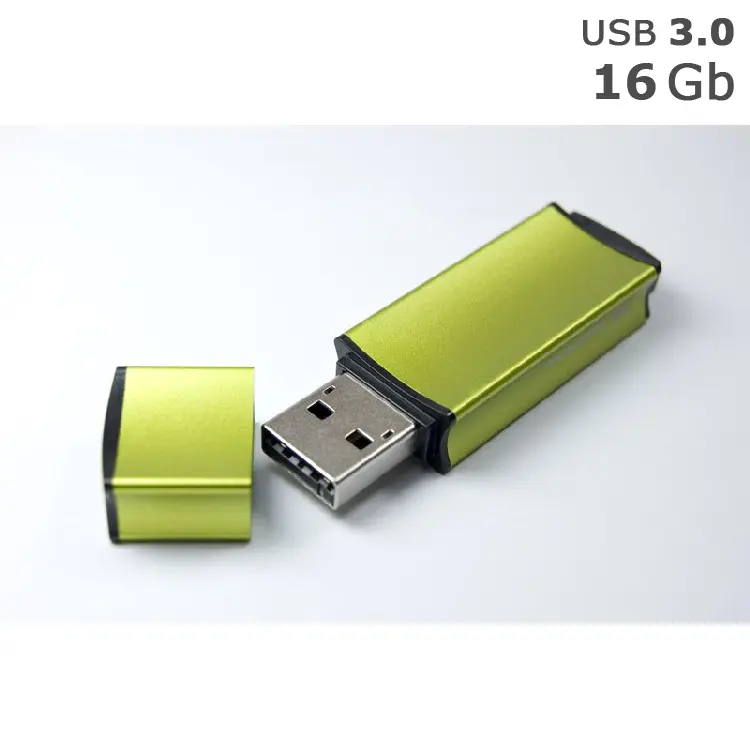 Флешка 'GoodRAM' 'EDGE' под логотип 16 Gb USB 3.0 светло-зеленая
