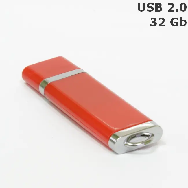 Флешка 'Lighter' 32 Gb USB 2.0 Серебристый Красный 8693-05