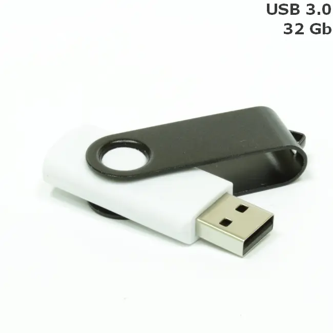 Флешка 'Twister' 32 Gb USB 3.0 Белый Черный 15258-15