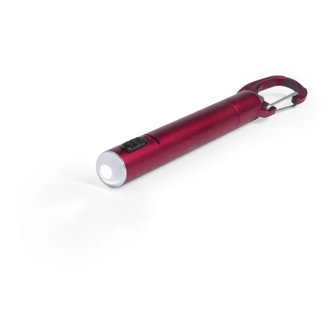 Фонарик ручка с карабином Красный 14885-02