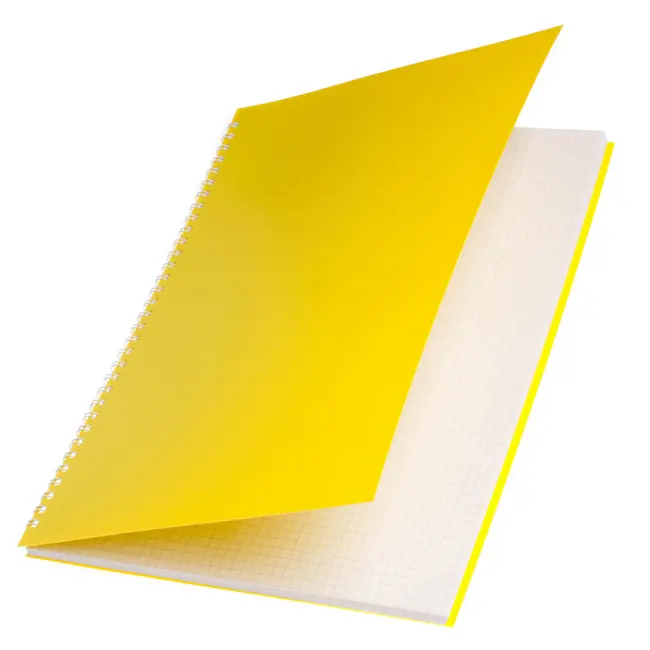 Блокнот А4 с пластиковой обложкой желтый 50 листов