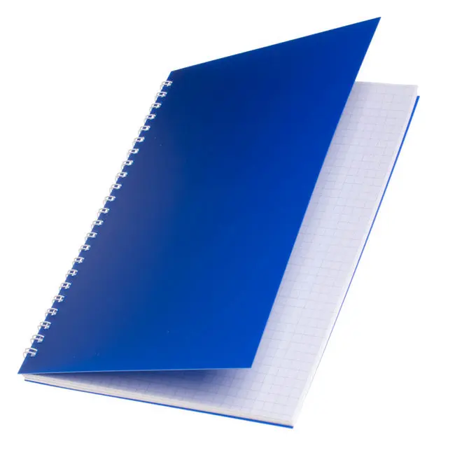 Блокнот А5 с пластиковой обложкой синий 50 листов