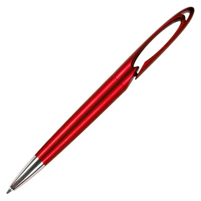 Ручка пластикова Серебристый Красный 7204-07