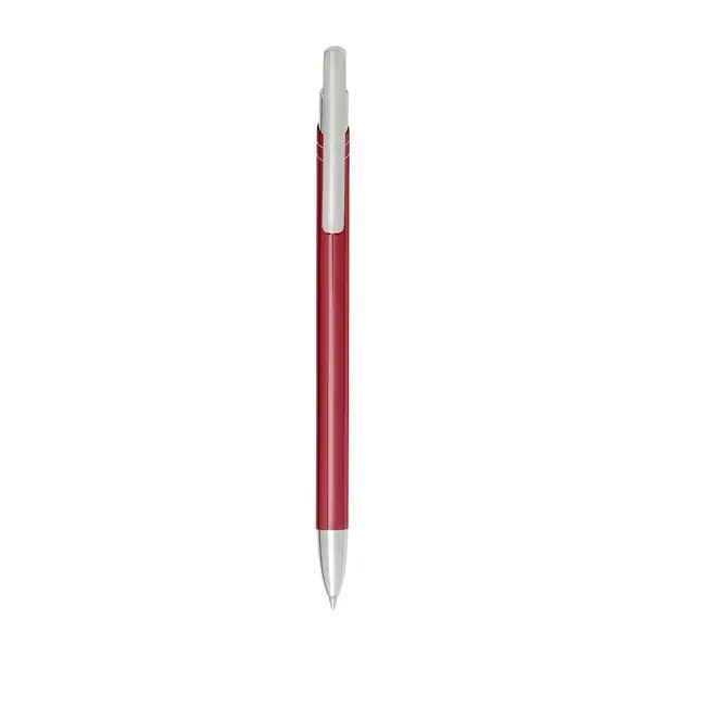 Ручка металева Серебристый Красный 14297-04
