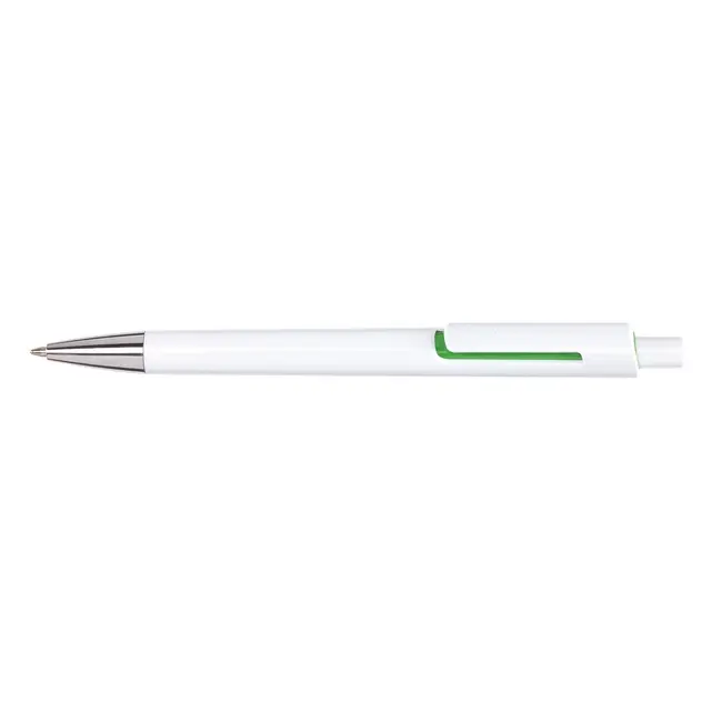 Ручка пластиковая Серебристый Белый Зеленый 2793-05