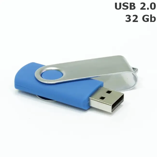 Флешка 'Twister' 32 Gb USB 2.0 Голубой Серебристый 8692-87