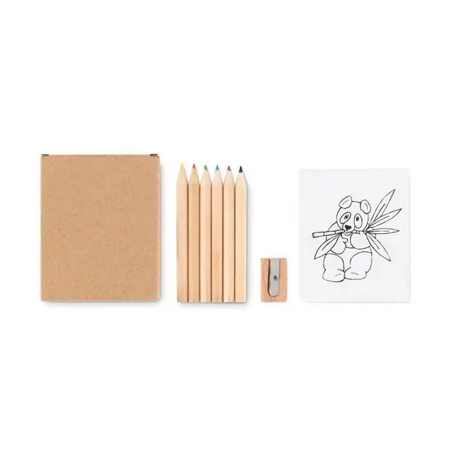 Набір 6 кольорових олівців 'LITTLE VANGOGH' Древесный Коричневый 15203-01