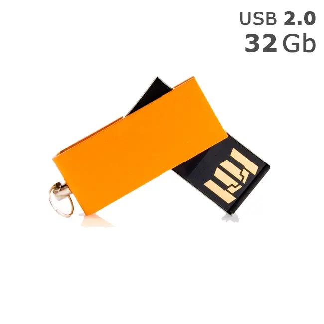 Флешка 'GoodRAM' 'CUBE' 32 Gb USB 2.0 помаранчева Черный Оранжевый 4867-03