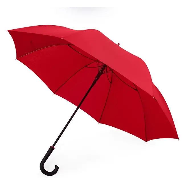 Зонт трость Черный Красный 12322-01