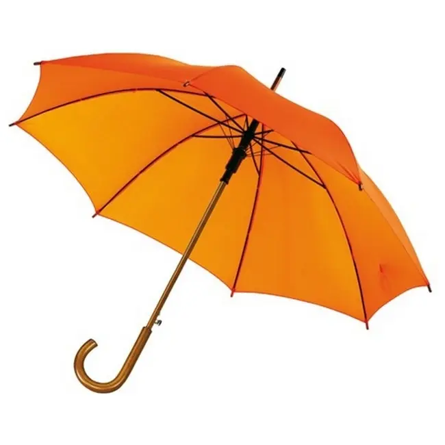 Зонт трость автоматический Оранжевый 5879-05