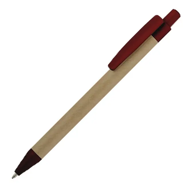 Ручка ЭКО бумажная Коричневый Бордовый 14956-05